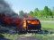 masina flacari incendiu masina flacari incendiu