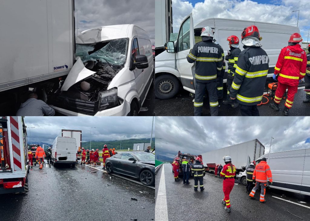 Update Foto Accident Grav Pe Autostrada A Zona La Ve Tem Sibiu