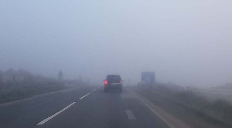 Atenționare Cod Galben de ceață și polei în Alba și alte județe din țară. Localități vizate în județ