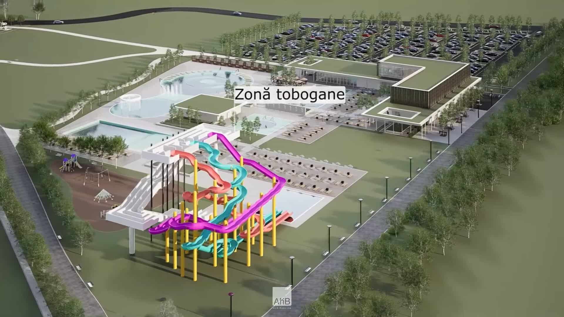 Undă verde de la APM Alba pentru construirea unui Aquapark la Ocna Mureș, lângă Băile Sărate. Cum va arăta