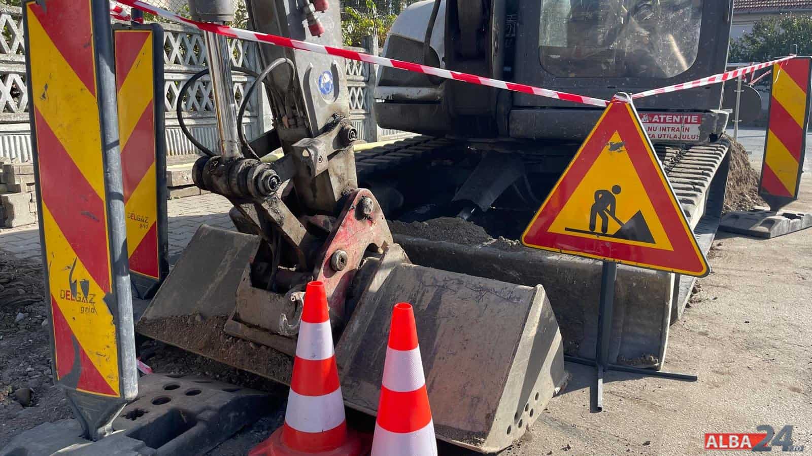 Restricții de circulație pe centura ocolitoare a localității Vinerea, pe sensul de mers Șibot-Cugir. Se fac lucrări la carosabil