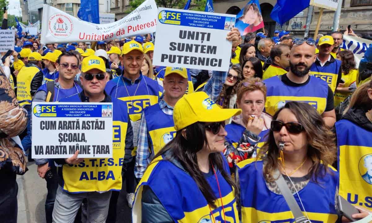 Sindicatele din Educație amenință cu greva generală în perioada simulărilor și a examenelor de Bacalaureat și Evaluare Națională
