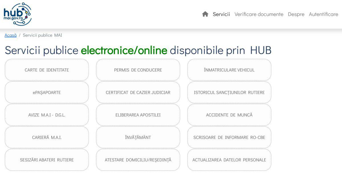 Șoferii pot vedea direct pe portalul HUB MAI dacă au permisul suspendat și care e situația punctelor de penalizare