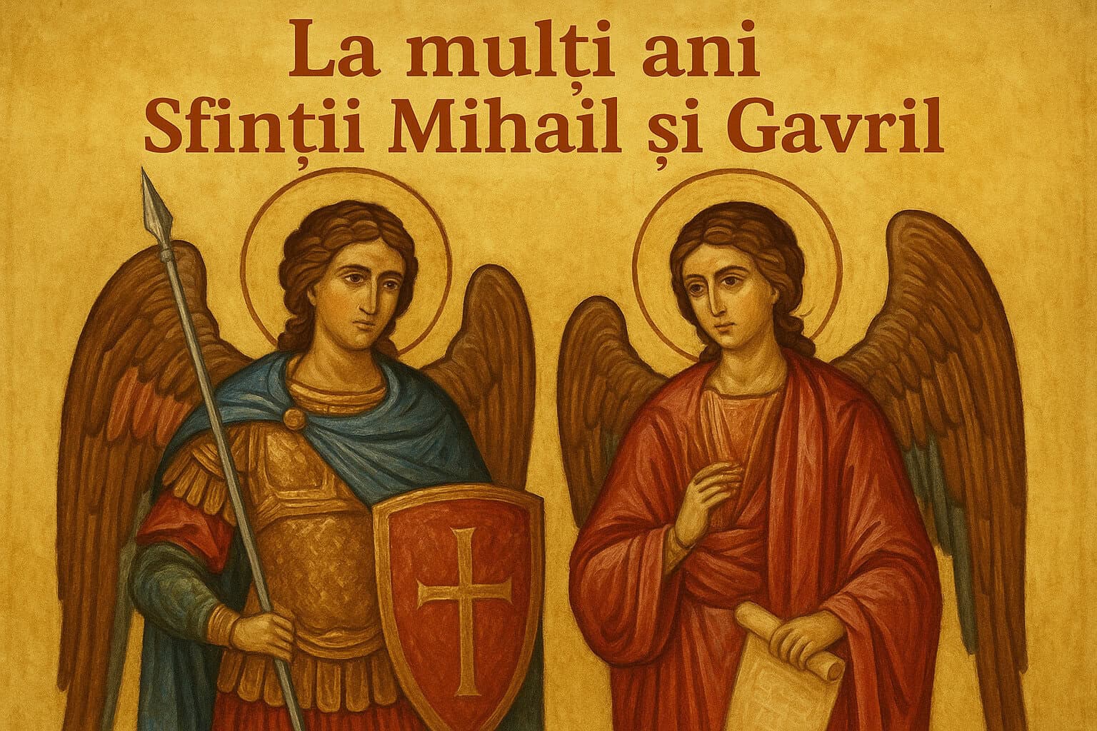 Ce nume se sărbătoresc de Sfinții Mihail și Gavril, pe 8 noiembrie. Cui îi poți spune „La mulți ani”