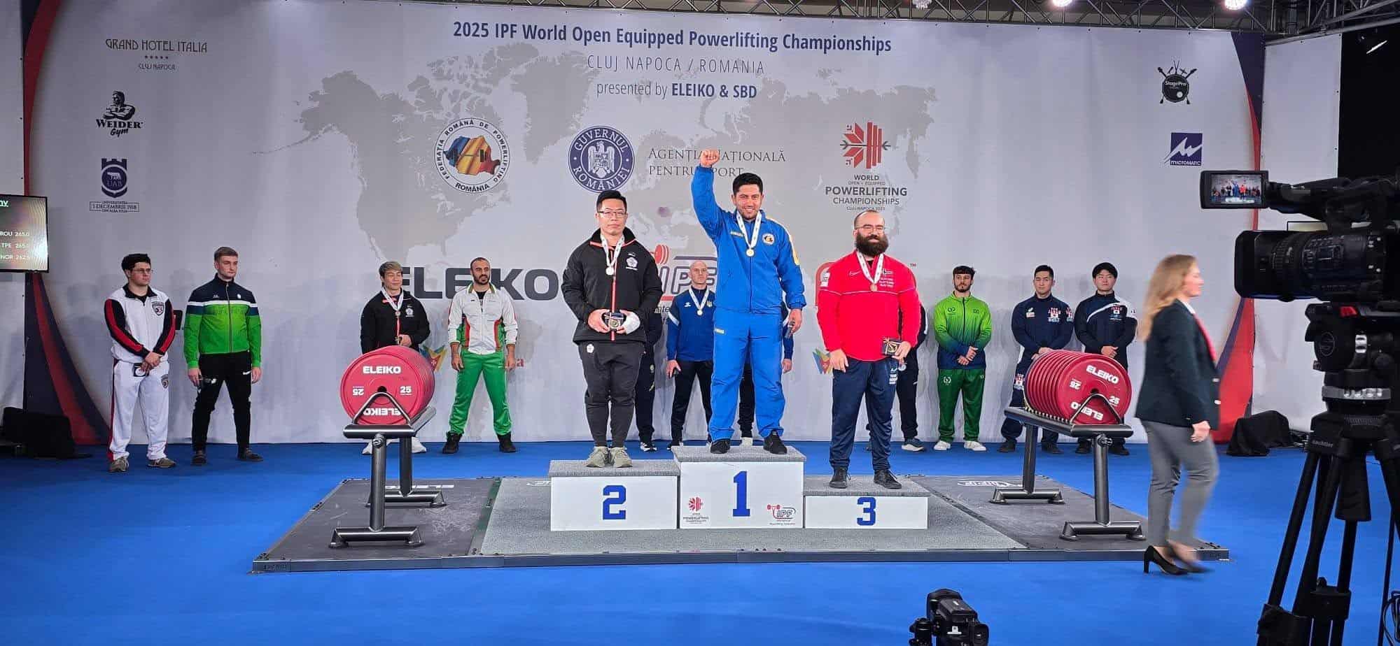 FOTO: CS Unirea Alba Iulia, rezultate excelente la Campionatul Mondial de Powerlifting. Medalie de aur și performanță istorică