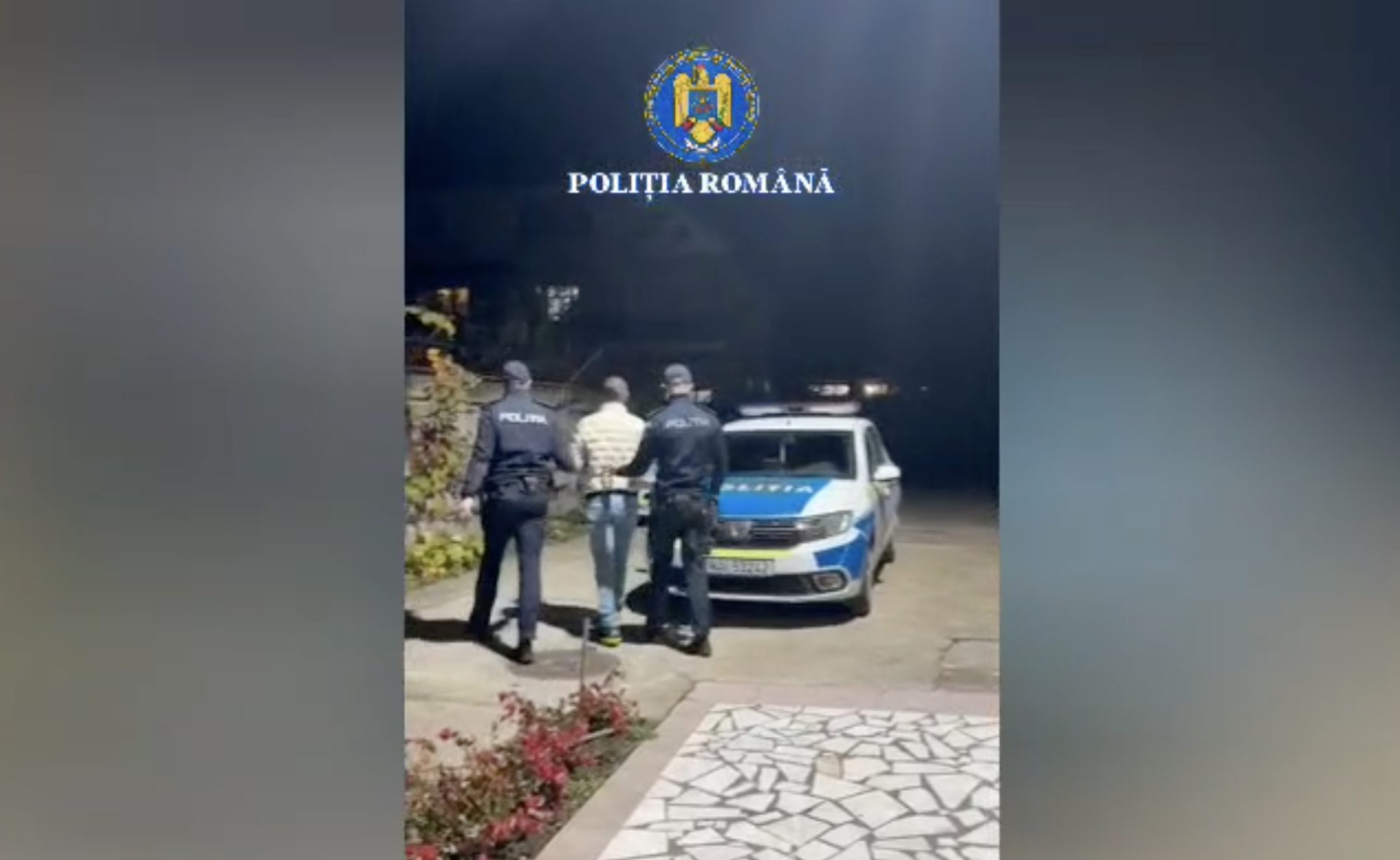 VIDEO: Bărbat din Mihalț, reținut de polițiști. A încălcat un ordin de protecție. Ce s-a întâmplat