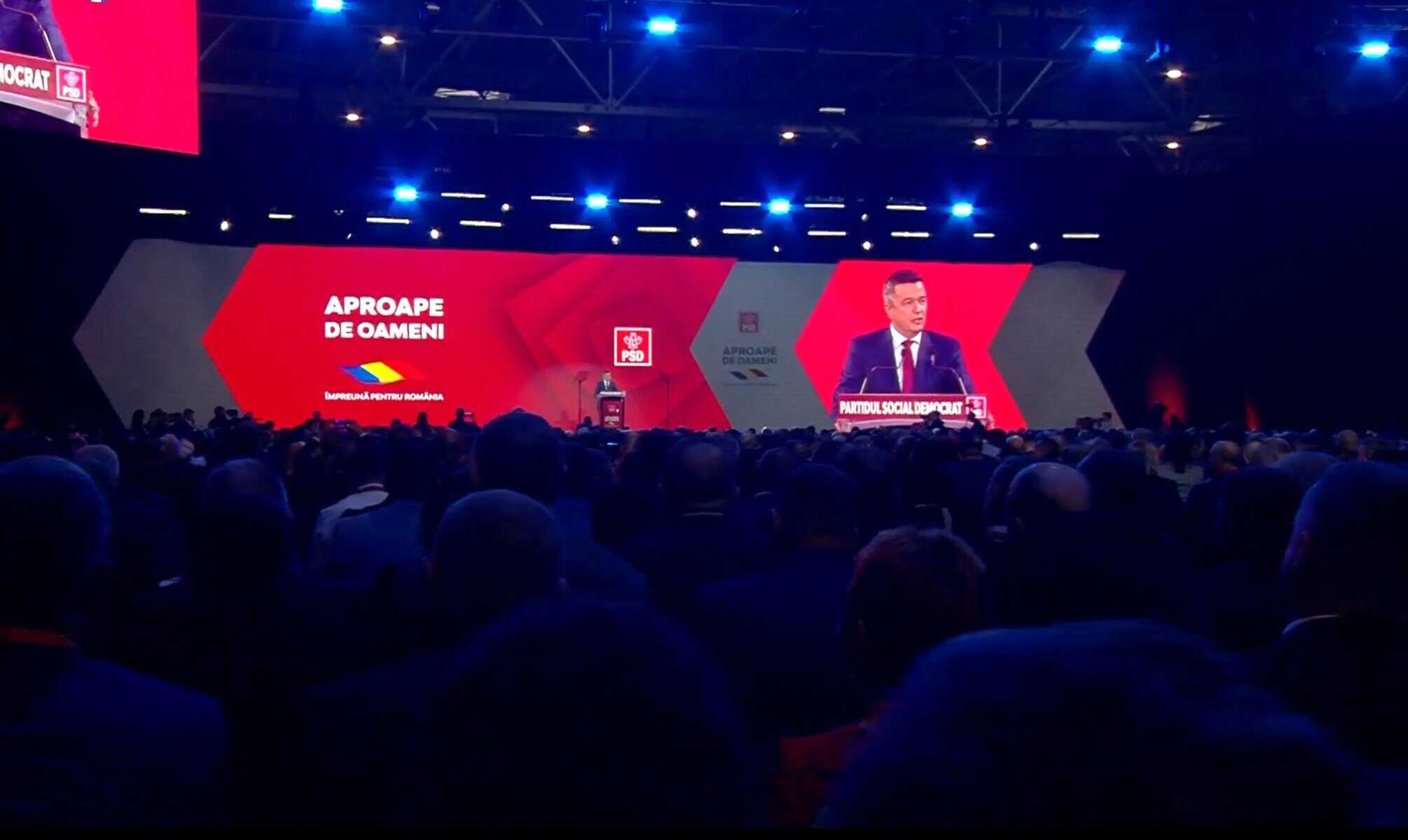 LIVE-VIDEO Congres PSD: se alege noua conducere și se modifică statutul. Sorin Grindeanu, singurul candidat la șefia partidului