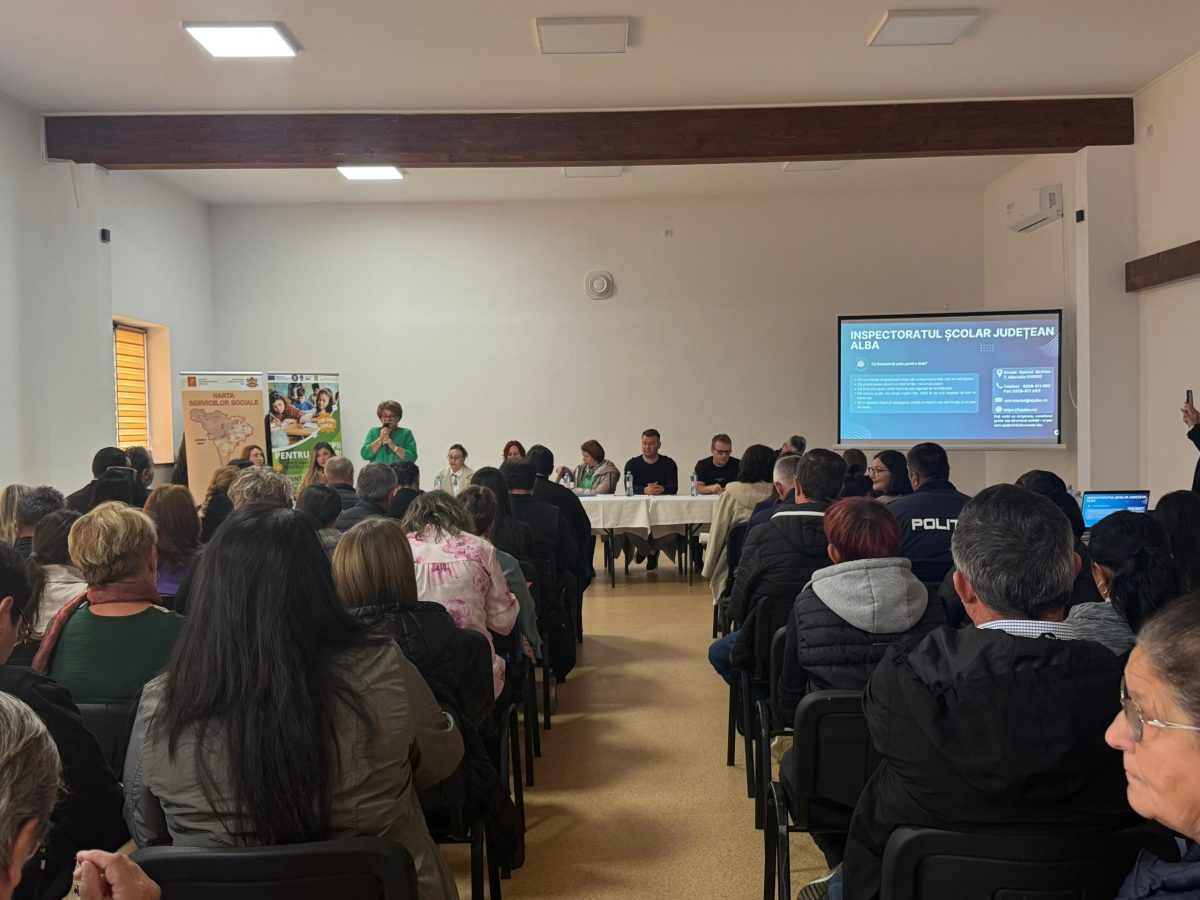 Campanie împotriva abandonului școlar. Masă rotundă organizată la Șona, de Asociația ”Filantropia Ortodoxă” Alba Iulia