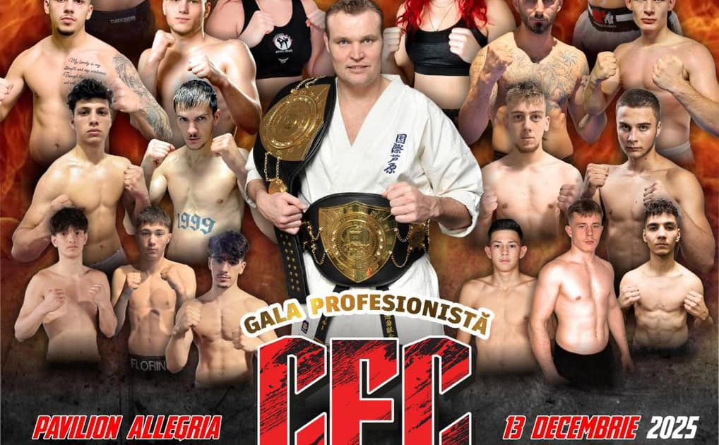 VIDEO: Gala profesionistă de kickbox la Alba Iulia, pe 13 decembrie, la Pavilion Mercur. Invitat special legenda K1, Semmy Schilt