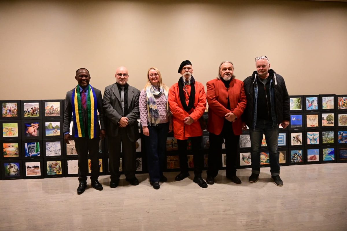 FOTO: Inter-Art Aiud, premieră mondială la sediul ONU din New York. Cele 193 de state membre, reprezentate într-o expoziție