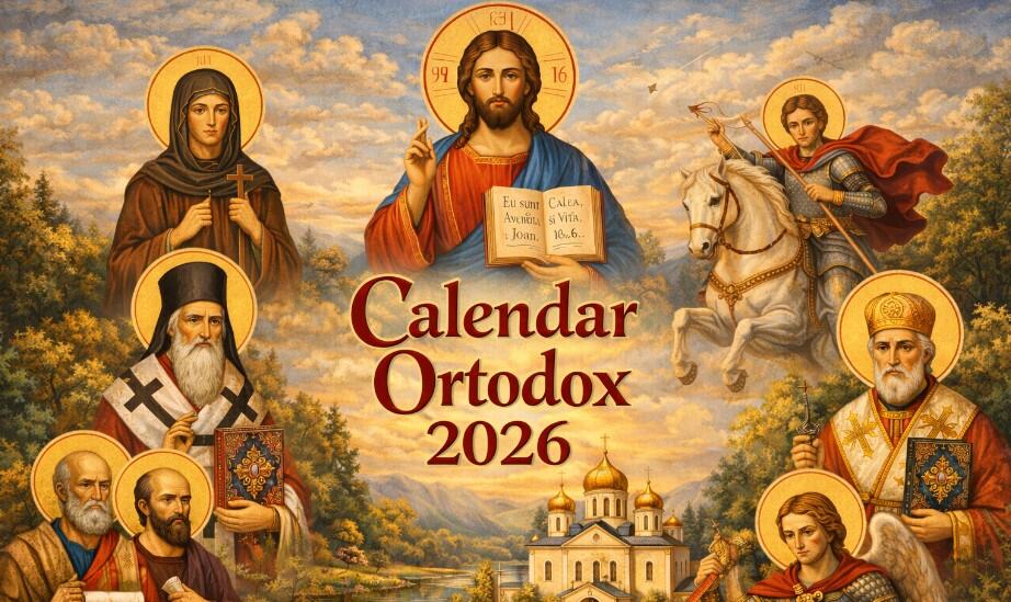 Calendar Ortodox 2026: Peste 30 de sfinți români noi introduși. Perioadele de post din an. Zilele când nu se fac nunți