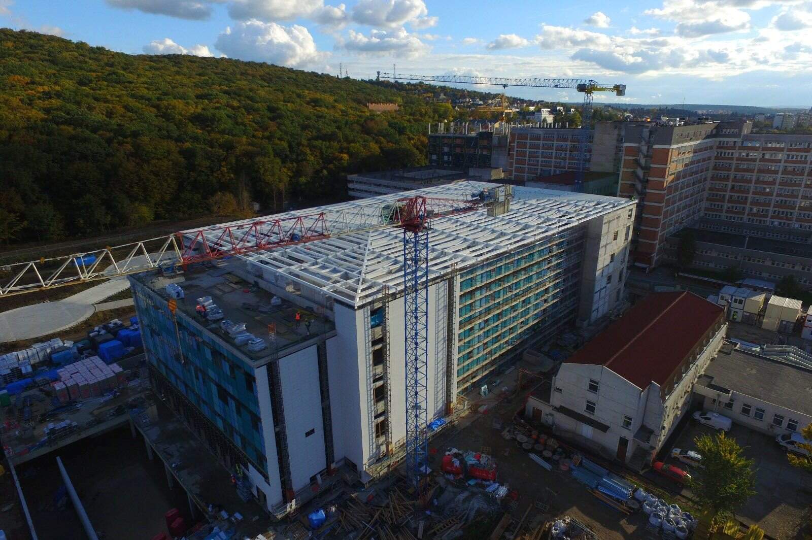 FOTO: Centrul de Arși de la spitalul din Târgu Mureș, în fază finală de construcție. Anunțul ministrului Sănătății