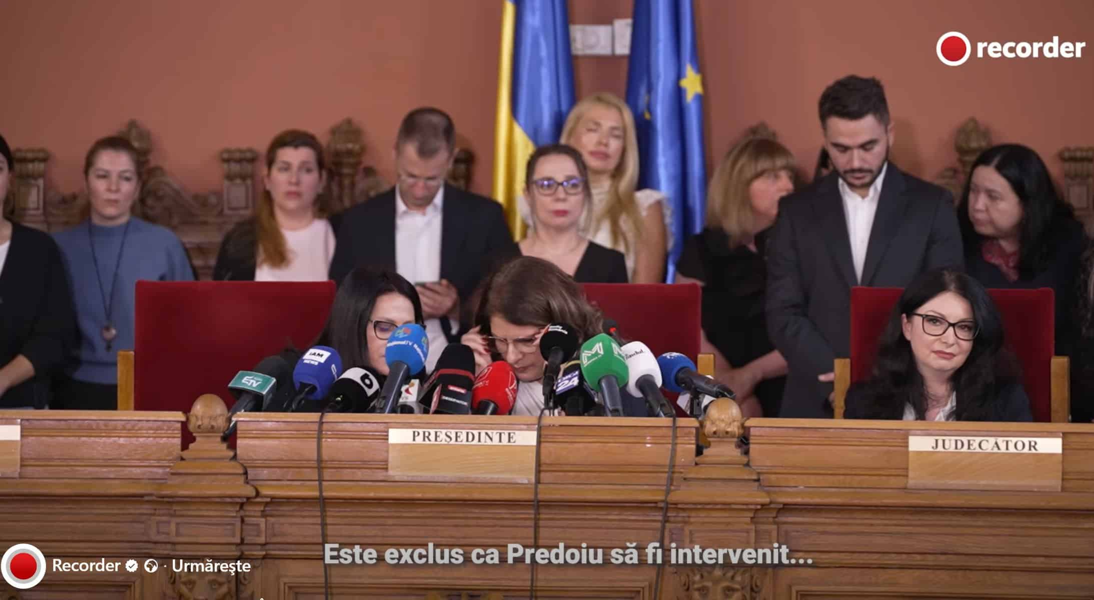 VIDEO Vicepreședinta Curții de Apel București a părăsit conferința de presă: „Mă sună Lia”. Apoi a revenit cu un răspuns