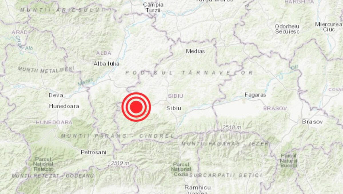 Cutremur în apropiere de Alba Iulia și Sibiu, sâmbătă, 13 decembrie. Ce magnitudine a avut