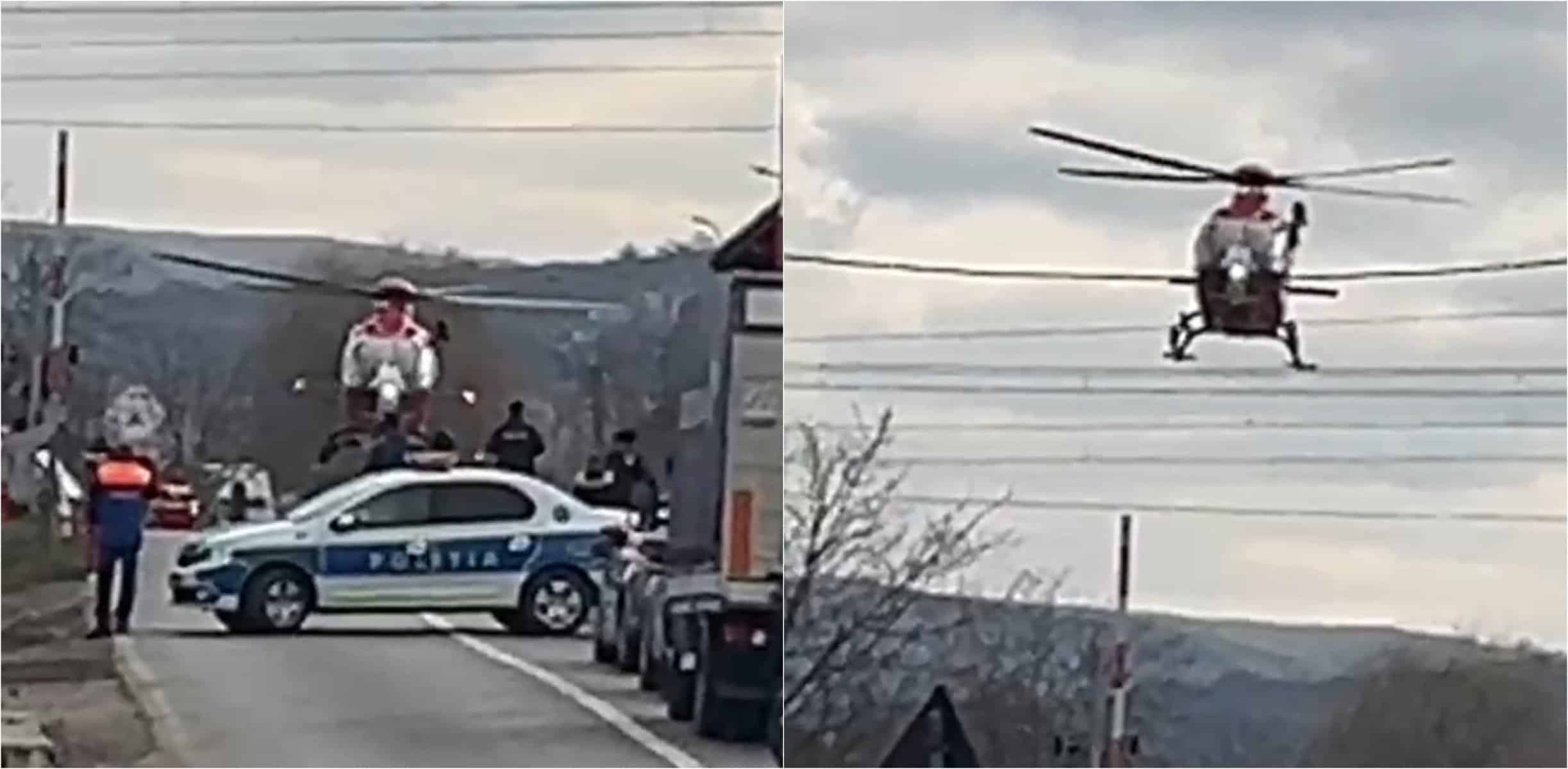 VIDEO: ACCIDENT grav la Unirea. O femeie de 81 de ani a fost lovită de un tren. A fost transportată cu elicopterul SMURD la spital