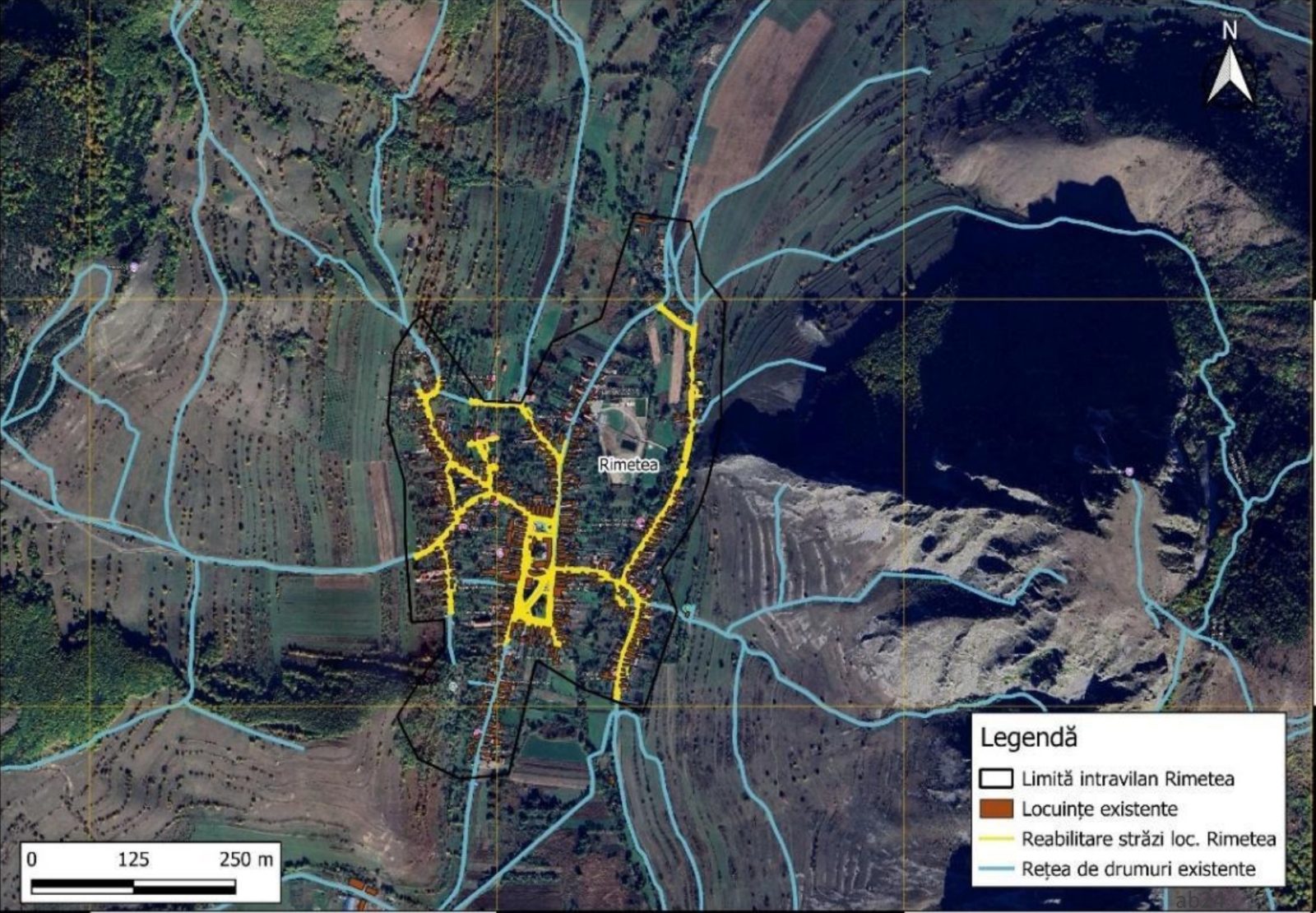 FOTO: 14 străzi din Rimetea vor fi pavate și modernizate. Proiectul a primit undă verde de la Agenția pentru Mediu
