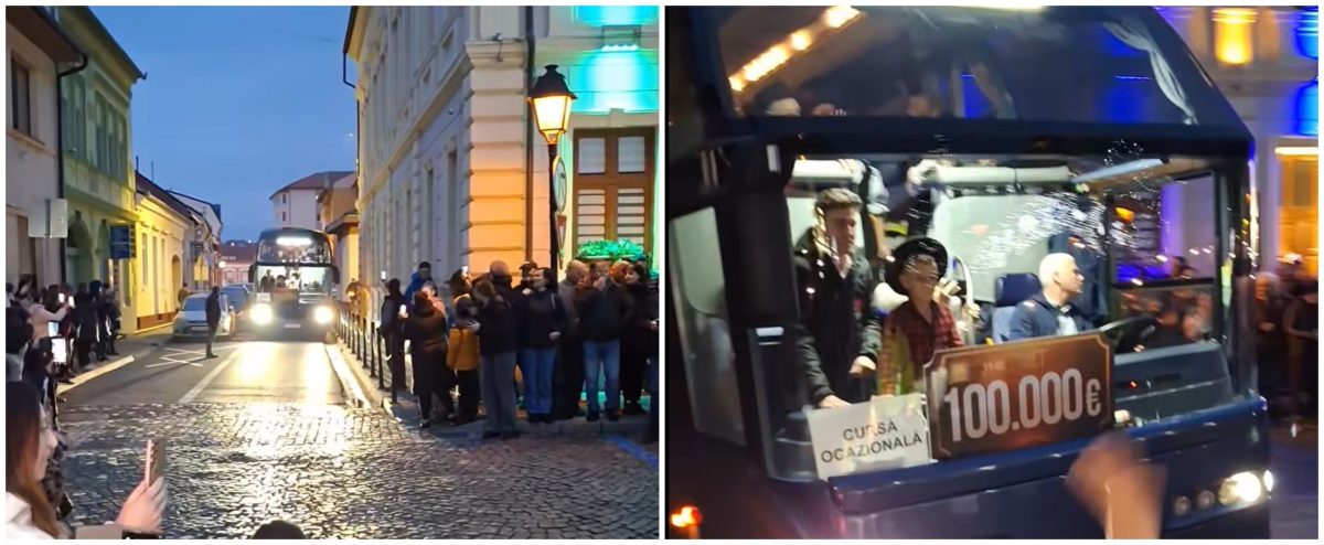 VIDEO ȘTIREA TA: Câștigătorii ”The Ticket”, copiii de la Valea Târnavelor, primiți la Blaj de sute de susținători