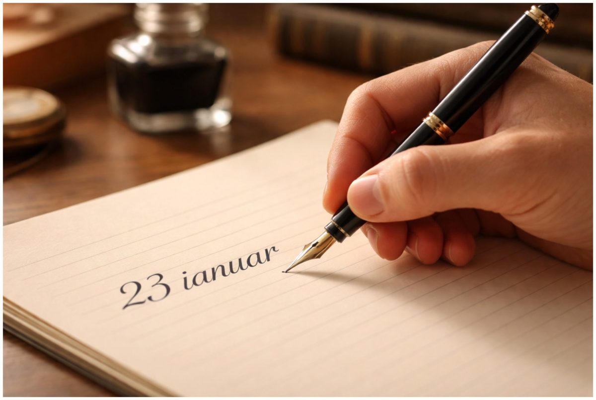 23 ianuarie: Ziua Internațională a Scrisului de Mână, forma de exprimare care a modelat civilizația umană și dat formă gândurilor