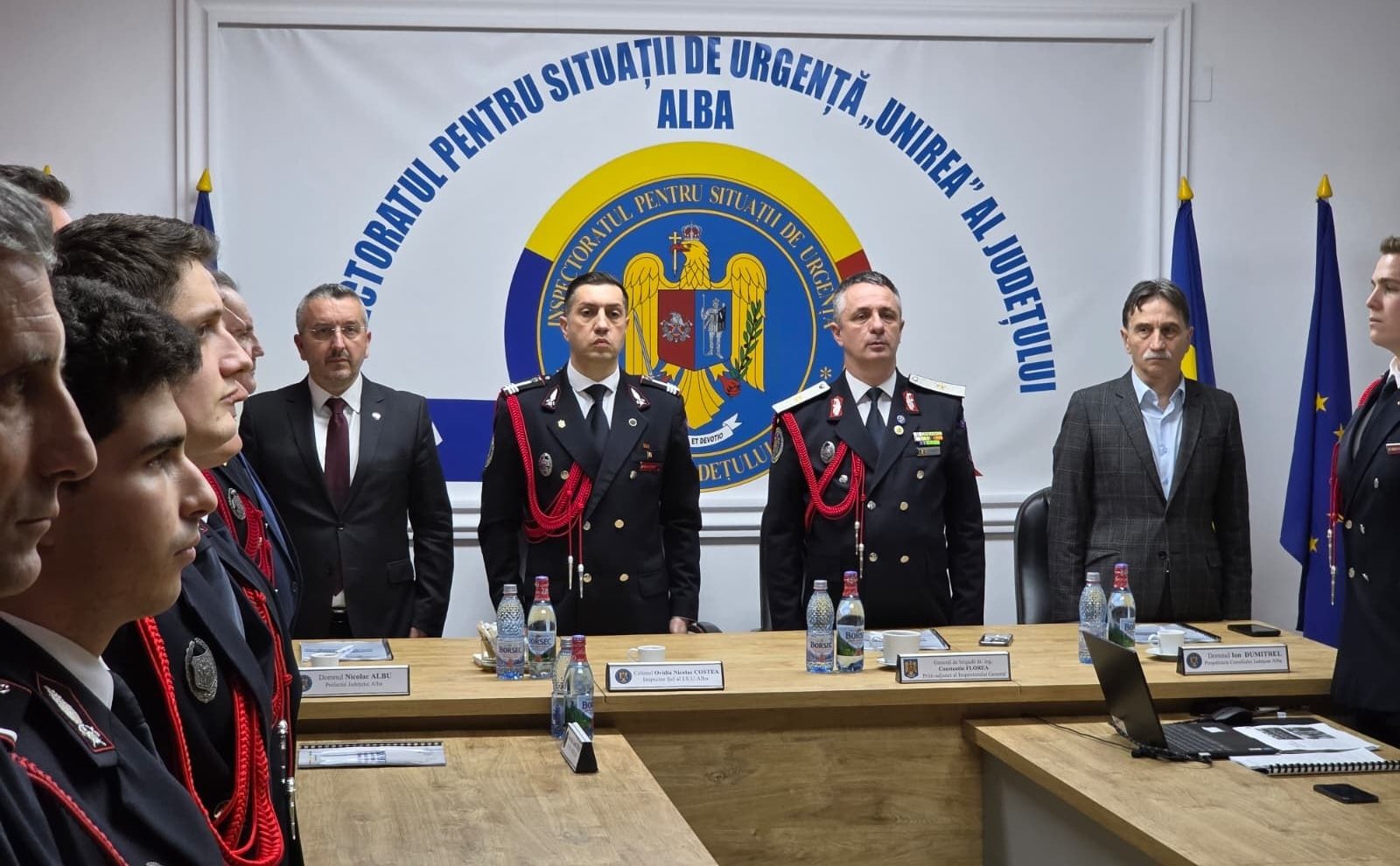 Peste 11.400 de intervenții ale ISU Alba, în 2025. Evaluarea activității, în prezența generalului de brigadă Constantin Florea