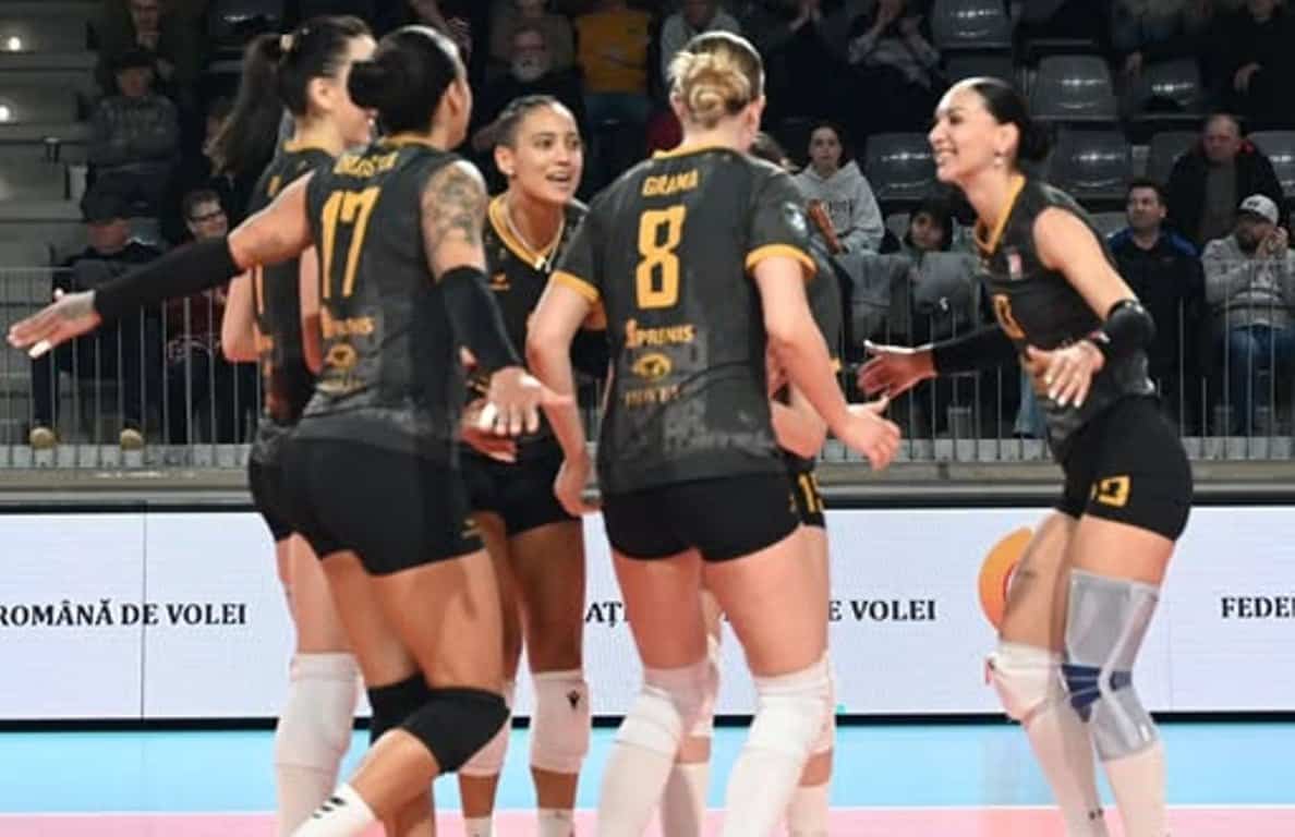 Volei Alba Blaj a câștigat cu 3-1 meciul cu CSU Medicina Târgu Mureș, în Divizia A1