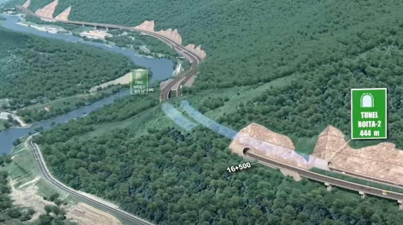 VIDEO: Cum va arăta A1 Sibiu-Pitești, segmentul Boița-Lazaret. Lucrări spectaculoase: 7 tuneluri, zeci de poduri și viaducte