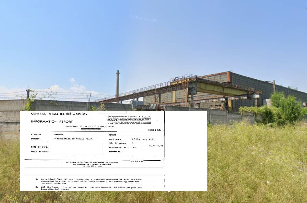 Cum a confundat CIA înființarea IMA Aiud, cu construirea unei centrale atomice. DOCUMENT din 1954, desecretizat