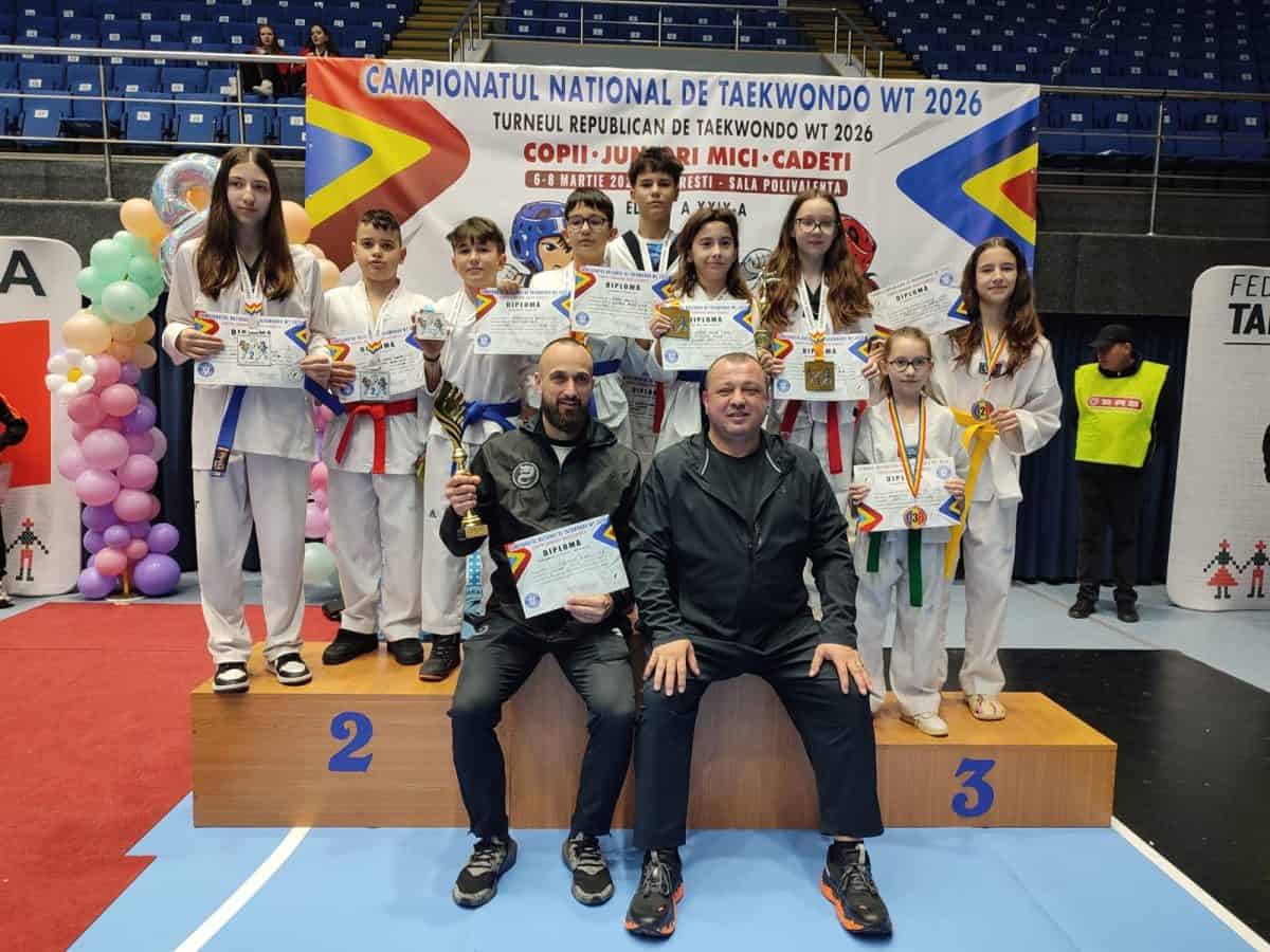 Salba de medalii pentru luptătorii de taekwondo din Alba, la Campionatul Național de cadeți și junori desfășurat la București