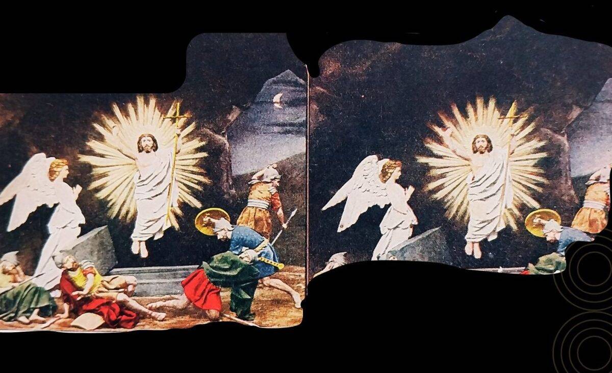 Colecție de stereografii "Life of Christ": 24 de scene din viața lui Hristos. Exponatul lunii la Muzeul Unirii din Alba Iulia
