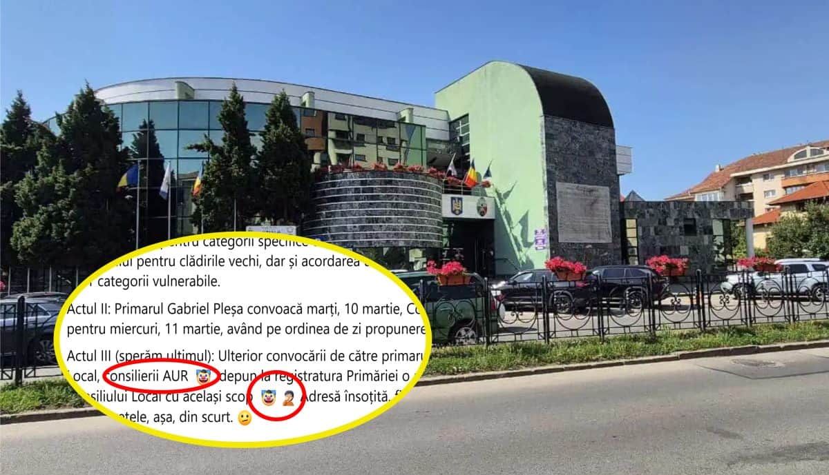 Derapaj pe Facebook al Primăriei Alba Iulia: Consilierii locali AUR au fost făcuți clovni de reprezentanții administrației locale