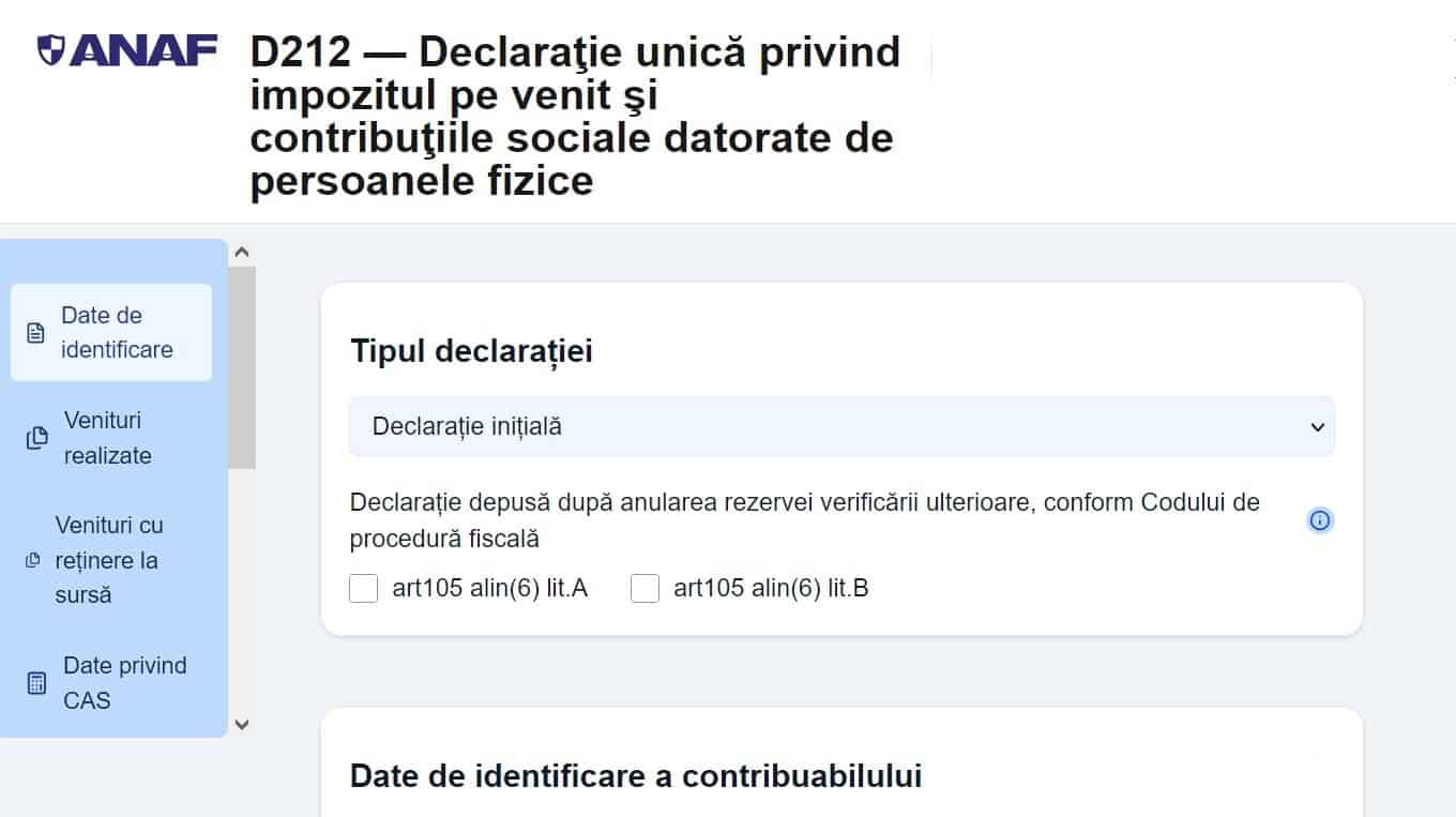 Declarația Unică 2026: Ghid ANAF - declarația precompletată. Detalii pentru PFA și cei cu venituri din dividende, chirii, crypto