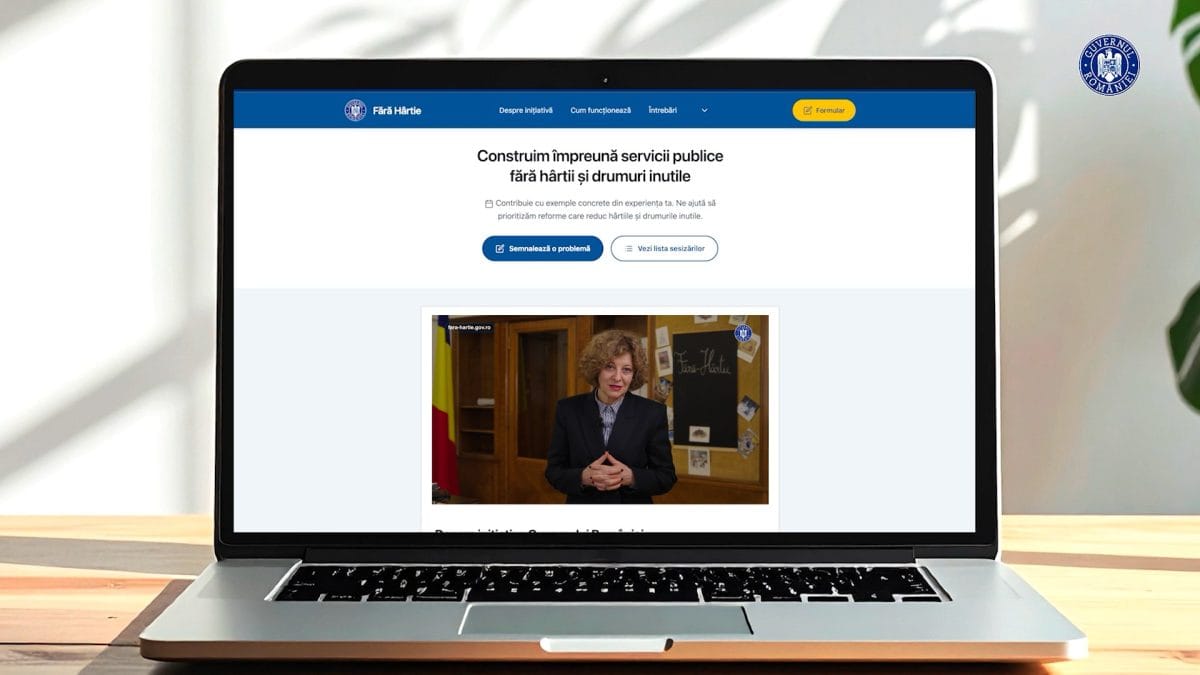 Guvernul a lansat oficial platforma ”Fără Hârtie”. Cetățenii, invitați să contribuie la debirocratizarea și digitalizarea statului