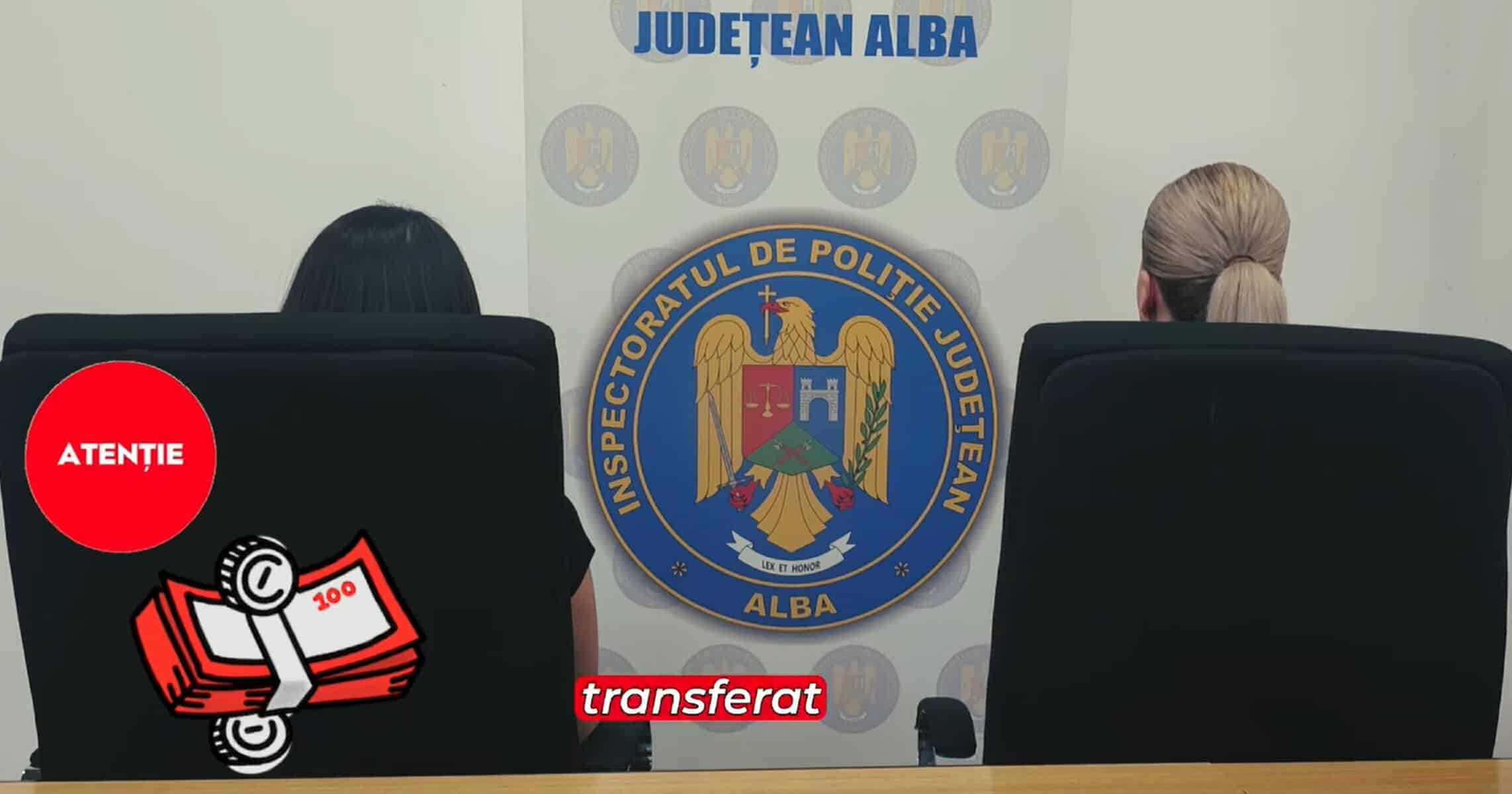 Femeie din Alba Iulia, înșelată cu peste 100.000 de euro. Escrocii s-au dat drept reprezentanți ANAF. Avertismentul polițiștilor