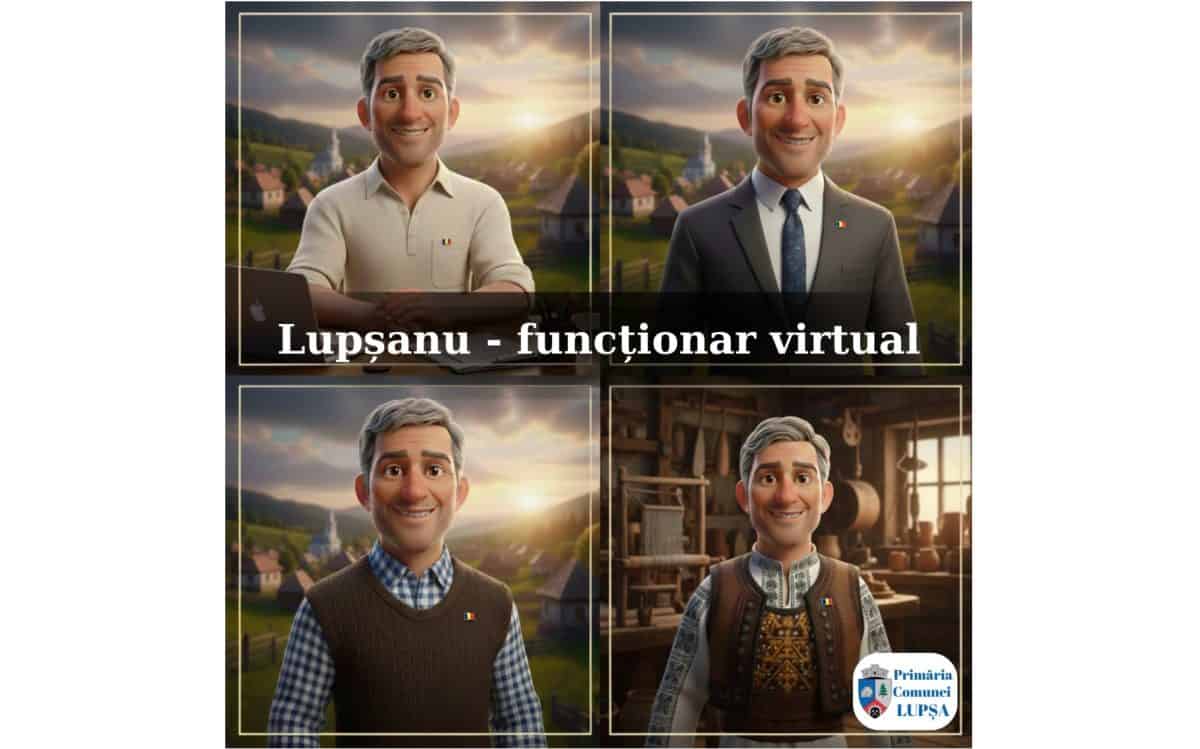 Primăria Lupșa are un funcționar virtual. „Lupșanu” va oferi cetățenilor informații utile și va ajuta în comunicarea online