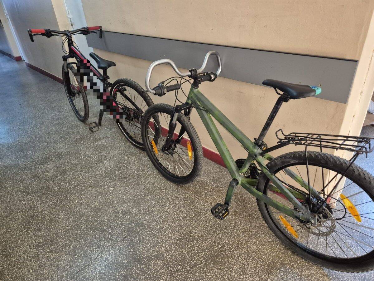 FOTO: A furat două biciclete, din scara unui bloc din Alba Iulia. Bărbat din municipiu, reținut de polițiști