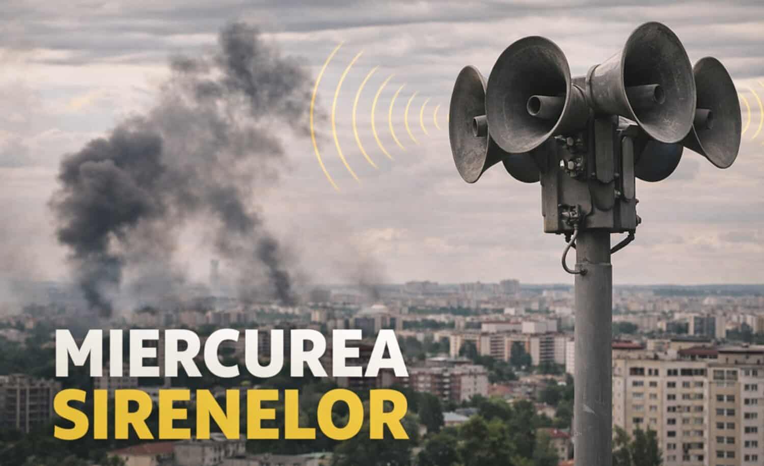 ”Miercurea sirenelor” se amână, ”în urma unei evaluări interne privind contextul actual de securitate”. Comunicatul DSU