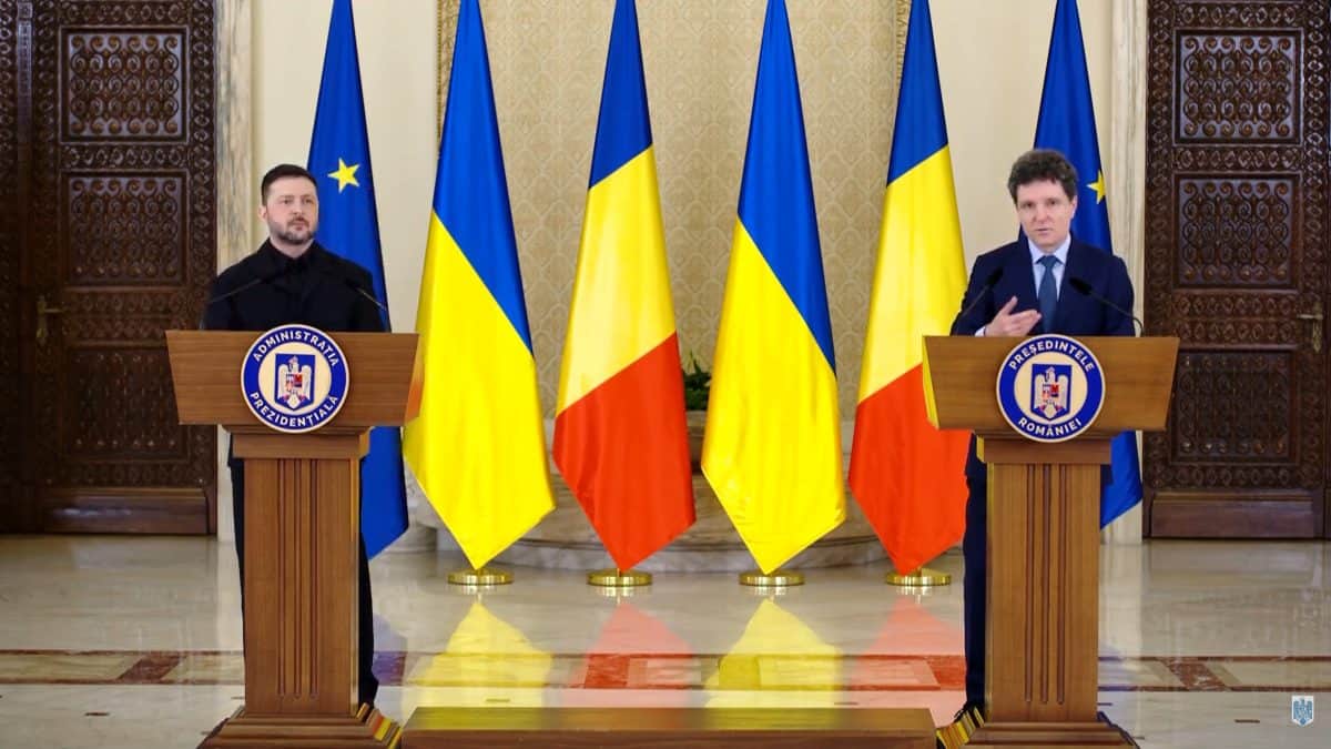 VIDEO: Nicușor Dan și Volodimir Zelenski au semnat Parteneriatul strategic și alte documente în domeniul apărării și energiei