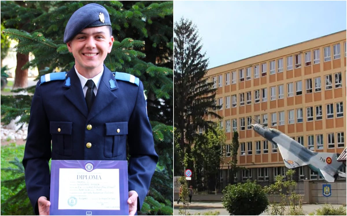 FOTO: Andrea Buontempo, elev al Colegiului Militar din Alba Iulia, premiul I la etapa națională a Olimpiadei de Limba Italiană