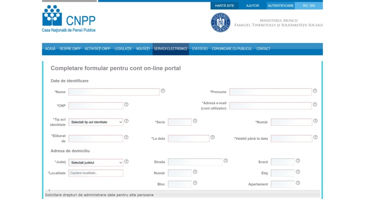 Servicii online disponibile pe site-ul Casei Naționale de Pensii. Cum pot fi depuse cereri și declarații fără drumuri la ghișeu