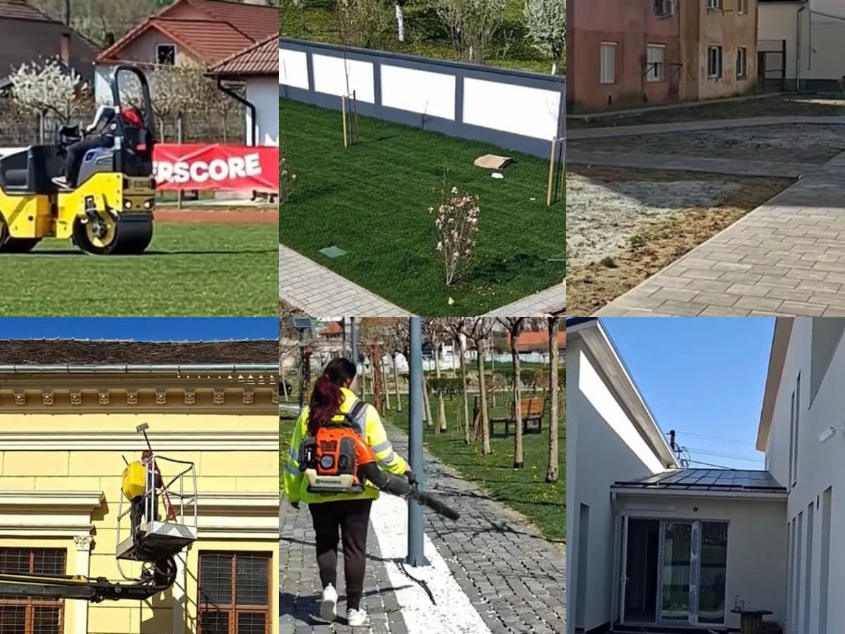 VIDEO: Lucrări în mai multe zone din municipiul Blaj, după sărbătorile de primăvară. Stadiul investițiilor