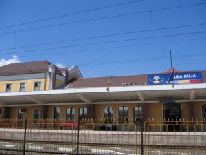 Gara CFR Alba Iulia tren