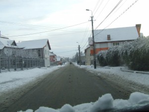 iarna pe drum