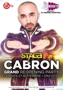 Stage Grand Reopening - Cabron - 27SEPT