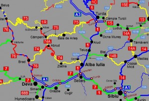harta calitatii drumurilor Alba foto:forum.construim-romania.ro