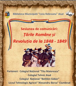 revolutia 1848 aiud sesiune comunicari martie 2015