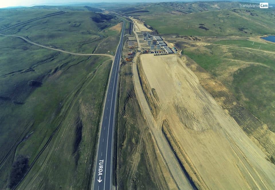Foto Video Aerian Cu Autostrada Sebes Turda La Inceputul