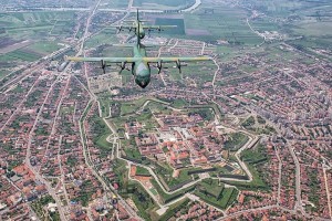 Alba Iulia_zbor hercules avion militar