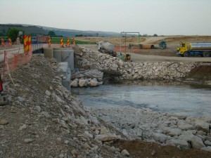 lucrari raul mures aiud autostrada A10 iunie 2015