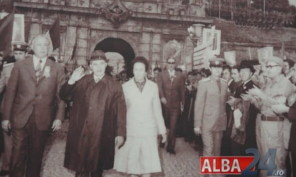 ceausescu la alba iulia