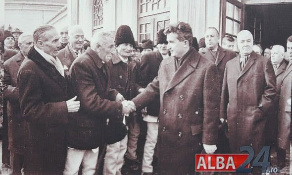 ceausescu la alba iulia