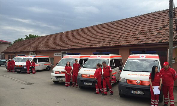 ambulanta crucea rosie
